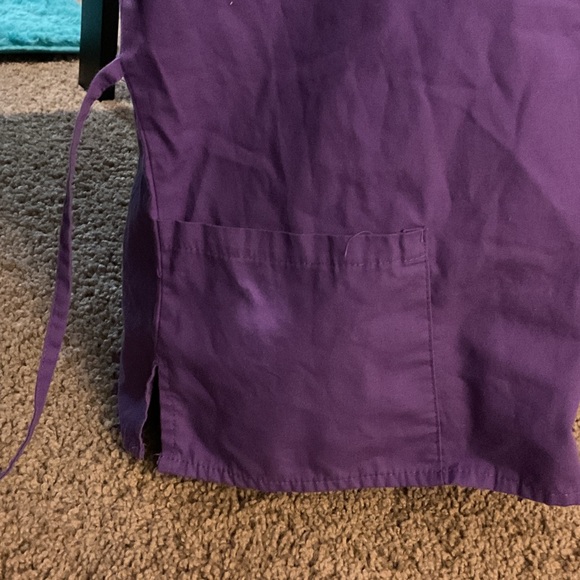 Just Love Purple V-Neck Tunic Top with Side Ties - Picture 8 of 9